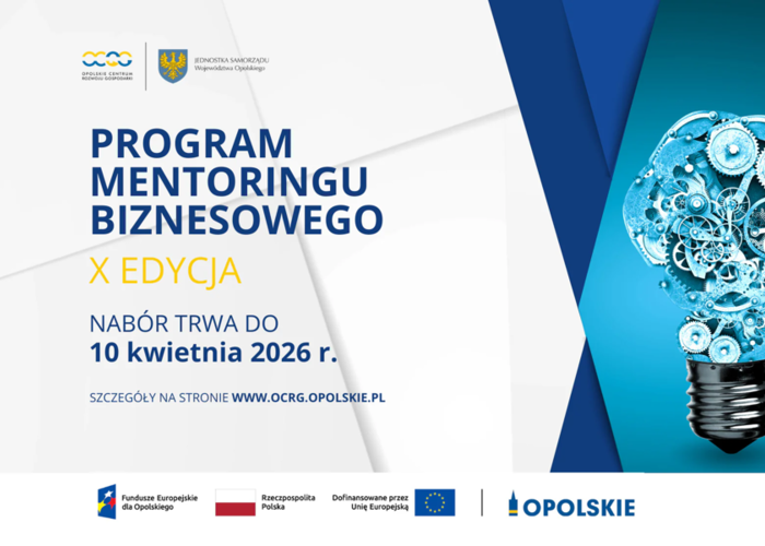 X edycja „Programu Mentoringu Biznesowego Województwa Opolskiego” dla młodych przedsiębiorców