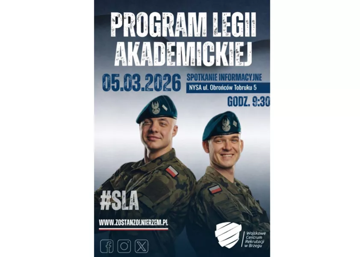 Spotkanie informacyjne WCR Brzeg Legia Akademicka