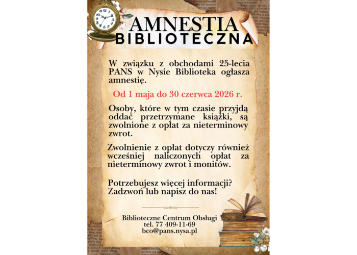 Amnestia Biblioteczna