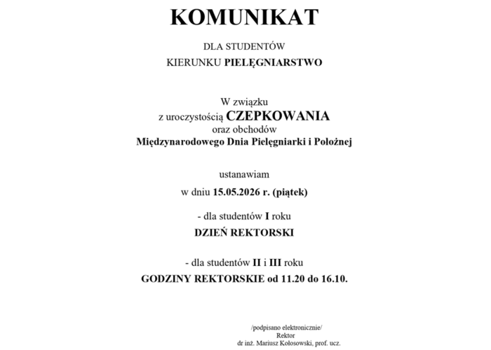 KOMUNIKAT