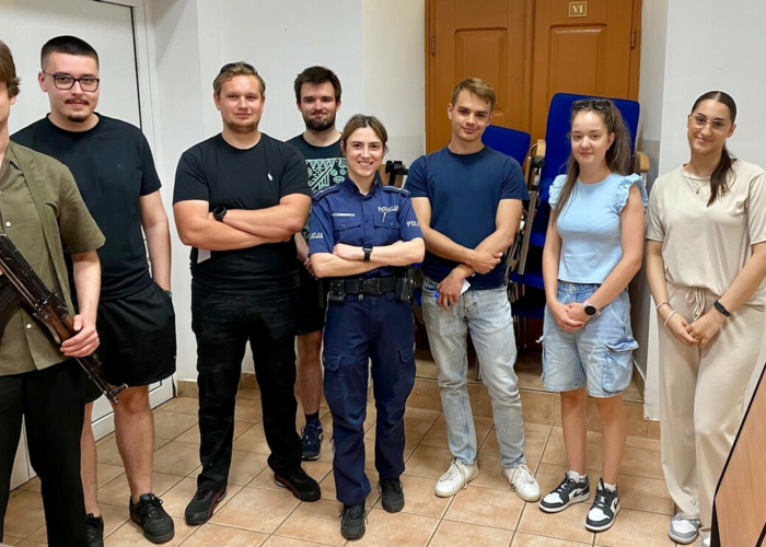 Studenci Bezpieczeństwa Wewnętrznego w Komendzie Powiatowej Policji w Nysie!