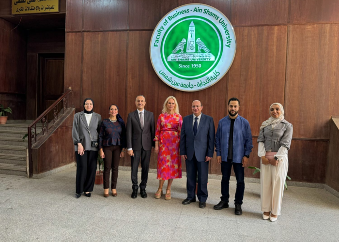 Dr Marta Targowicz z wizytą dydaktyczną w Ain Shams University w Kairze