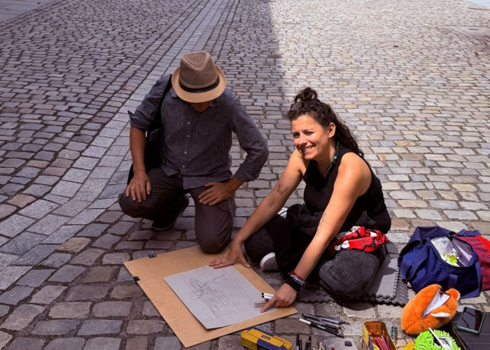 Studenci Architektury PANS w Nysie na plenerze!