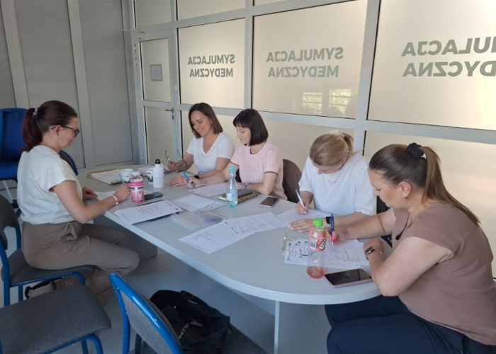 Szkolenie „Przeprowadzanie egzaminu OSCE na kierunku pielęgniarstwo” zrealizowane w ramach projektu