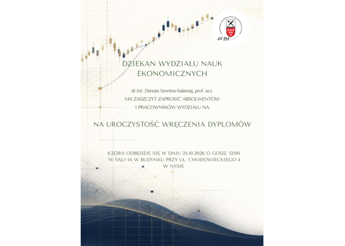 Czas zwieńczyć lata ciężkiej pracy i odebrać upragniony dyplom!